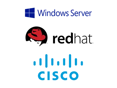 Server Infrastructure Logo Graphic